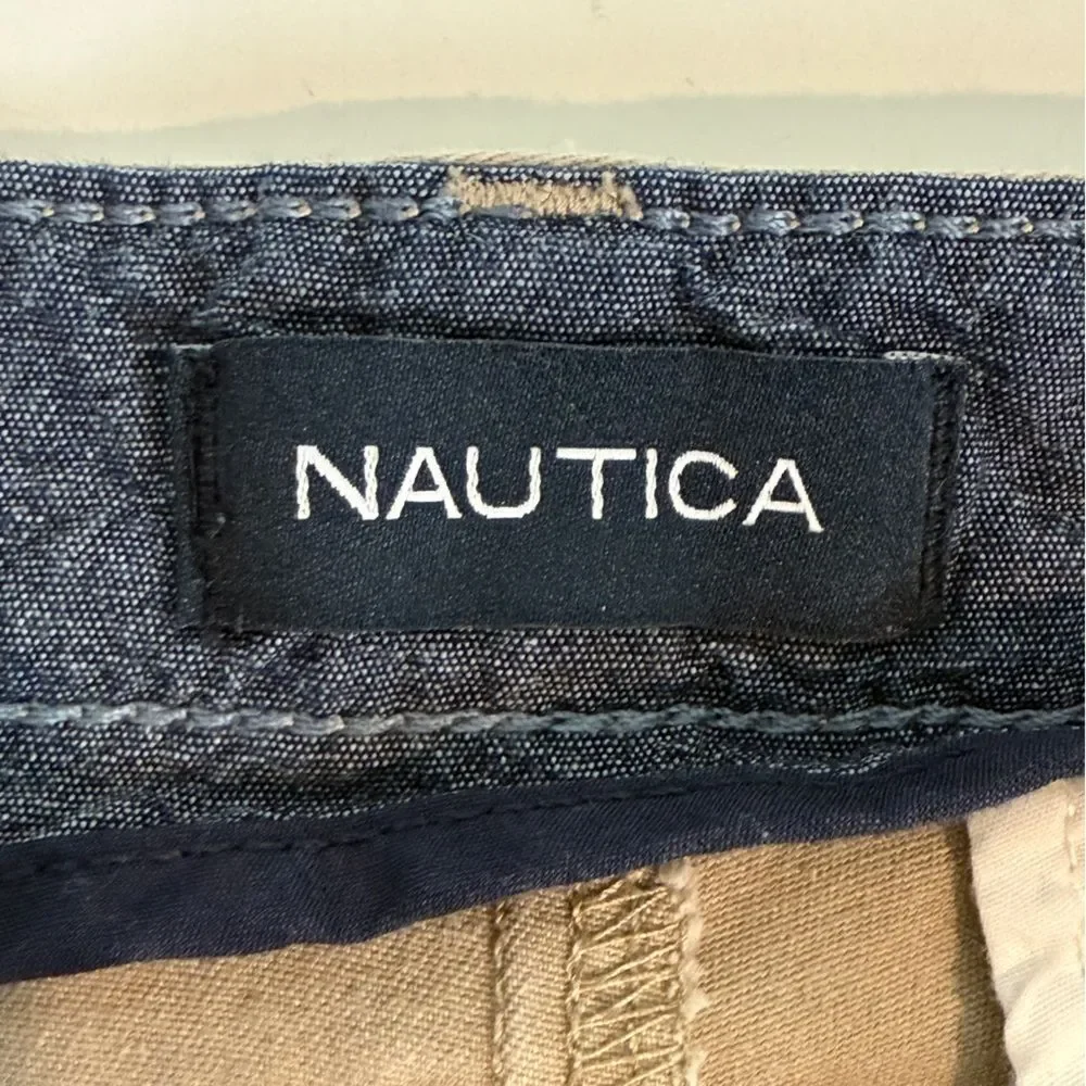 Nautica Tropical Print Classic Fit Stretch Shorts 36